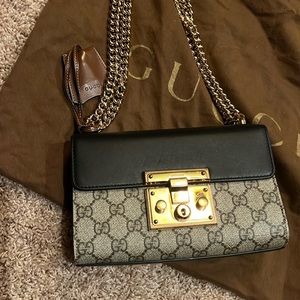 Gucci monogram evening bag